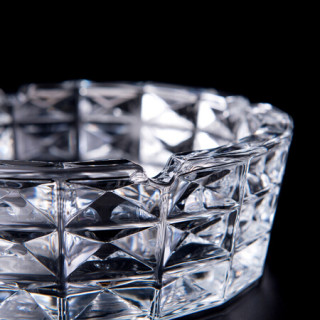 商品洁雅杰烟灰缸玻璃圆形烟灰缸16*5.5cm家用烟缸 1只