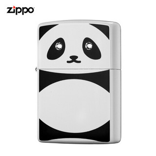 美国进口之宝（ZIPPO）防风煤油打火机 发呆的熊猫 品牌直供原装正版