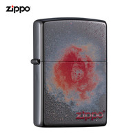 ZIPPO 之宝 美国进口之宝(ZIPPO)防风煤油打火机不含油 星云-红色 品牌直供原装正版