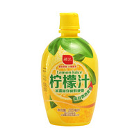 展艺 烘焙原料 柠檬汁200ml 浓缩柠檬果汁奶油蛋糕奶茶店专用冲饮调味 传统柠檬汁