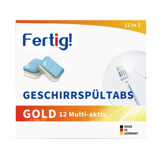 Fertig德国进口亮碟洗碗块12合1洗涤剂块洗碗粉480g