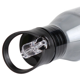 欧橡OAK塑料杯运动水杯运动水壶吸管杯子720ML黑色大号OX-3003