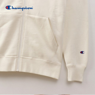 Champion冠军秋冬新款潮流加绒夹克外套男 白色 XL