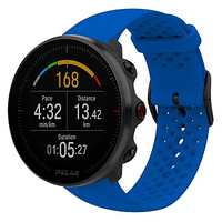 POLAR 博能 VANTAGE M 智能手表 46mm 蓝色 硅胶表带 蓝色（心率、计时器、防水）