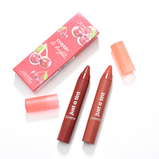 卡拉泡泡（Colourpop）蜡笔滋润口红套盒小众品牌平价女学生款黄皮素颜显白colorpop唇膏笔 CHERRY&BRIGHT（车厘子）