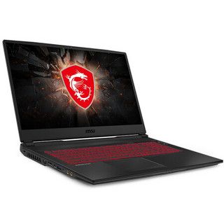 【微星新品】MSI GL75/GP75酷睿新品冲锋坦克2 Pro大屏电竞17.3英寸游戏笔记本电脑 i7-10750H 2060 144Hz 红光键盘 16G内存 1T机械+512G固态 定制版