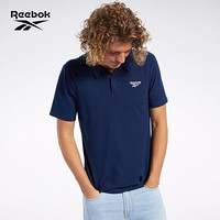 Reebok锐步男子夏季复古polo衫 CL POLO 新款休闲短袖T恤 EC4536 EC4536_藏青色 A/M