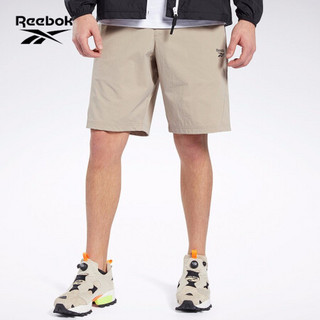 Reebok锐步运动经典CLCRTSHORTS男女夏季短裤五分裤FS8848 FS8848_沙棕色 A/M