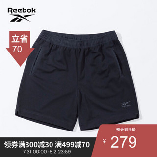 Reebok锐步 运动经典81 JERSEY SHORTS男女夏季短裤五分裤GI7156 GI7156_灰色 A/S