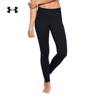 安德玛 官方UA Base 4.0女子运动紧身裤Under Armour1343323 黑色001 M
