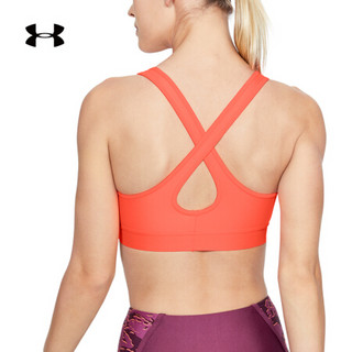 安德玛官方UA Armour女子含胸垫运动内衣—中强度Under Armour1307200 橙色836 XS 建议购买大一码