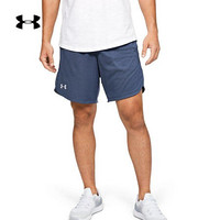 安德玛官方UA Knit Performance男子运动短裤Under Armour1351641 蓝色497 XL