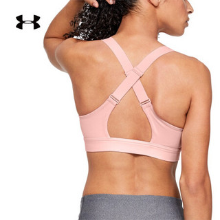 安德玛官方UA Eclipse女子高强度运动内衣Under Armour1293829 粉色981 34B