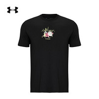 安德玛官方UA 男女广州城市运动短袖T恤Under Armour1332495 黑色003 M