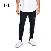 安德玛官方UA Baseline Fleece男子运动长裤Under Armour1343008 黑色001 L