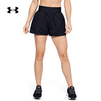 安德玛官方UA Mesh女子运动短裤Under Armour1351677 黑色001 M