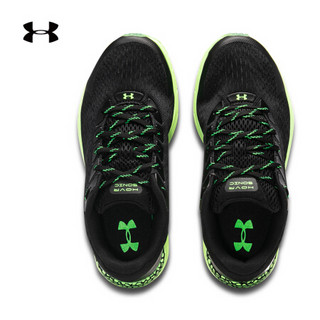 安德玛官方UA HOVR Sonic 3 Glow儿童跑步鞋Under Armour3023196 黑色001 36