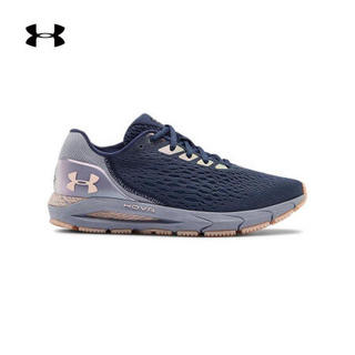 安德玛官方UA HOVR Sonic 3女子运动跑步鞋Under Armour3023176 蓝色400 37.5