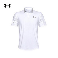 安德玛官方UA Iso-Chill Grid男子运动Polo衫Under Armour1356650 白色100 L