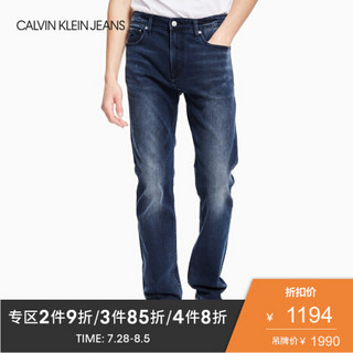 CK JEANS 2020春夏款男装时尚中腰直筒牛仔裤CKJ025J314722 1BJ-蓝色 29/32