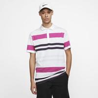 耐克Nike Dri-FIT Player男子高尔夫球Polo衫运动T恤AV4172 Whi/Pure/Grid/Silver M