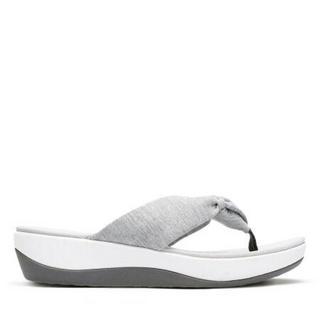 Clarks其乐女鞋拖鞋人字拖26124662 Grey Fabric 11M