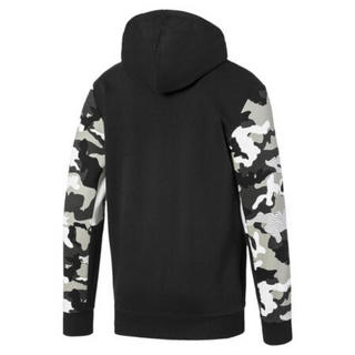 Puma彪马男拼色Logo印花抽绳连帽外套运动衫595265 Puma Black-Camo L