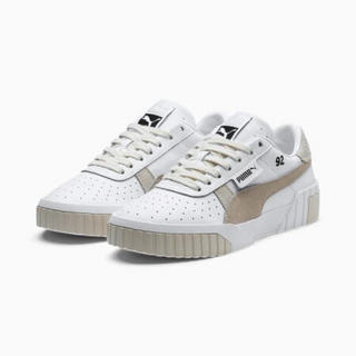 PUMA彪马女士夏季时尚板鞋轻便运动休闲鞋373331 Puma White-Silver Gray 10