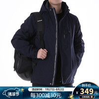 Running river奔流男士户外骑行登山徒步休闲风衣外套K9366 藏蓝色294 S46