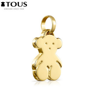 TOUS/桃丝熊银镀18k金小熊吊坠女甜心甜美简约饰品415904618送女友礼物