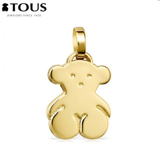 TOUS/桃丝熊银镀18k金小熊吊坠女甜心甜美简约饰品415904618送女友礼物