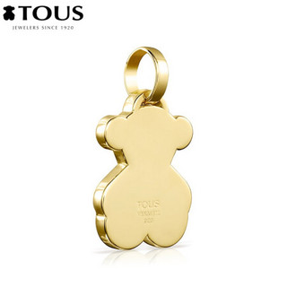 TOUS/桃丝熊银镀18k金小熊吊坠女甜心甜美简约饰品415904618送女友礼物