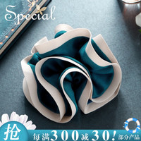 SPECIALCOLLECTION欧美少女发饰不易滑落弹力式多色运动发圈头饰口袋里的天空2020新 孔雀蓝