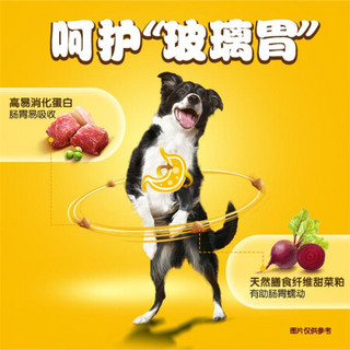 Pedigree 宝路 狗干粮宠物狗粮全价粮 全犬种大龄犬牛肉味1.8kg*2