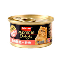 富力鲜猫罐头 成猫幼猫湿粮零食宠物猫咪原装进口罐头 白身鲔鱼鲑鱼猫罐头85g