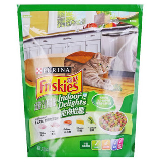 喜跃Friskies猫粮 成猫幼猫蓝猫英短主粮 肉三文鱼奶酪和菠菜味 1.4kg【成猫】