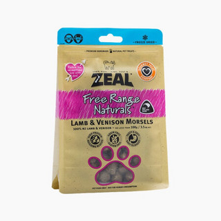 真挚（zeal）猫零食 宠物成猫幼猫通用猫咪肉干零食新西兰进口 羊肉干100g