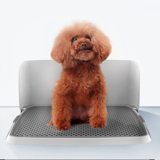 PETBEST 宠百思 可折叠式围栏狗厕所 灰色 L-大型
