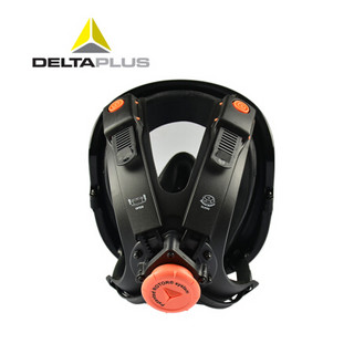 代尔塔 105007 防毒面具 呼吸 全面罩 全面屏 防毒面具 黑色
