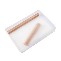 法焙客 forbake DIY烘焙工具 牛轧糖切割工具套装 FB57100(50830) 4件套 硅胶+榉木/FB57100 4