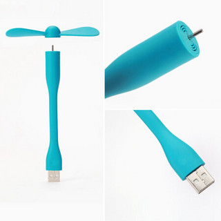 访客（FK）USB随身迷你小电风扇移动电源充电宝风扇 usb小风扇颜色随机