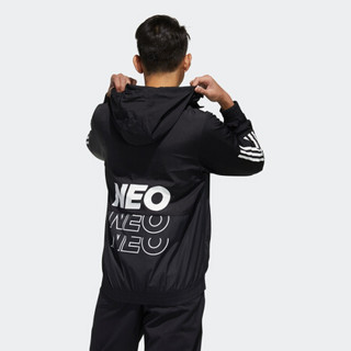 阿迪达斯官网 adidas neo M SS WRMLN WB 男装运动外套FN6538 黑色/黑色 A/3XL(190/112A)