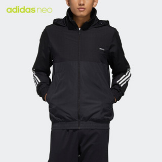 阿迪达斯官网 adidas neo M SS WRMLN WB 男装运动外套FN6538 黑色/黑色 A/3XL(190/112A)