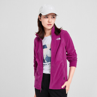 【经典款】TheNorthFace北面2020春季舒适抓绒上衣女户外|4NFI ZDN/紫色 L