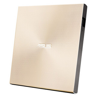 ASUS 华硕 外置DVD刻录机兼容MAC系统/SDRW-08U9M-U)-金  支持USB/Type-C接口