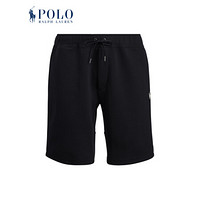 Ralph Lauren/拉夫劳伦男装 经典款双面针织运动短裤10503 B10-黑色 M