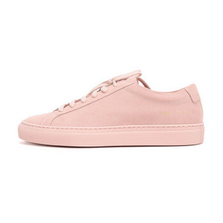COMMON PROJECTS 女士绒面皮革系带板鞋运动鞋裸粉色 3862 2015 36码