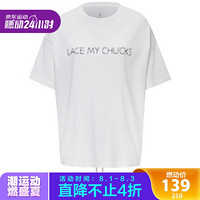 CONVERSE 匡威 女子 Hyper Local Shoelace Graphic SS Tee 短袖T恤 10020850-A01 XL码