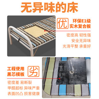顺优 折叠床单人沙发床午睡午休床陪护床简易床加长加宽E1级环保板SY-022