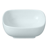 無印良品 MUJI 無印良品 白瓷方钵 白色8x8x高3.7cm
